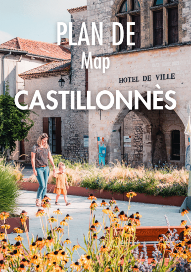 Castillonnès kaart