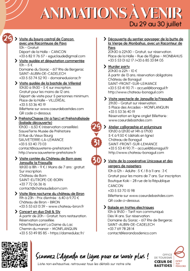 Events from 29 July to 9 August