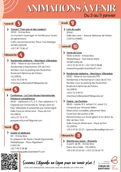 Evenementen Januari 2026