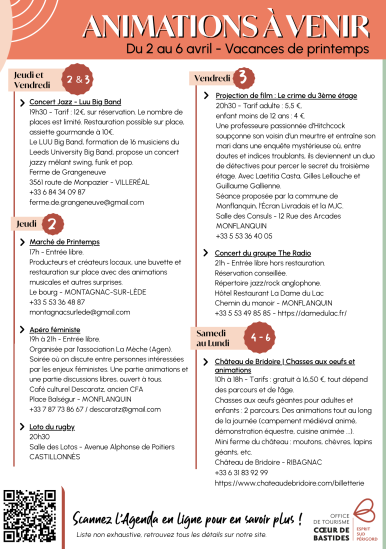 Evenementen april 2026