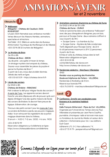 Events from first to thirteen of november